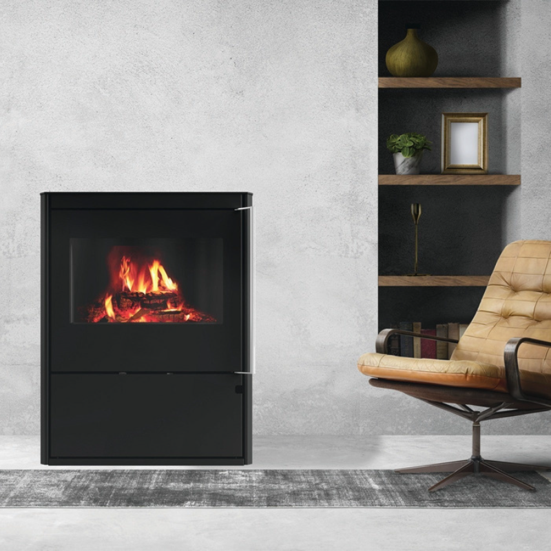 Poêle à bois M2 8,1 kW – Jusqu’à 145 m² | Performance garantie