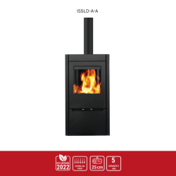 Poêle à bois IS5LD 5 kW – Chauffe 125 m² | Léger & performant
