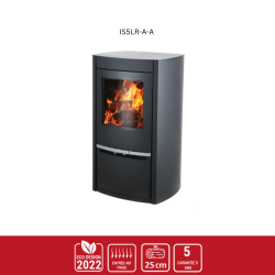Poêle à bois IS5LR 5 kW – Chauffe 125 m² | Compact & performant